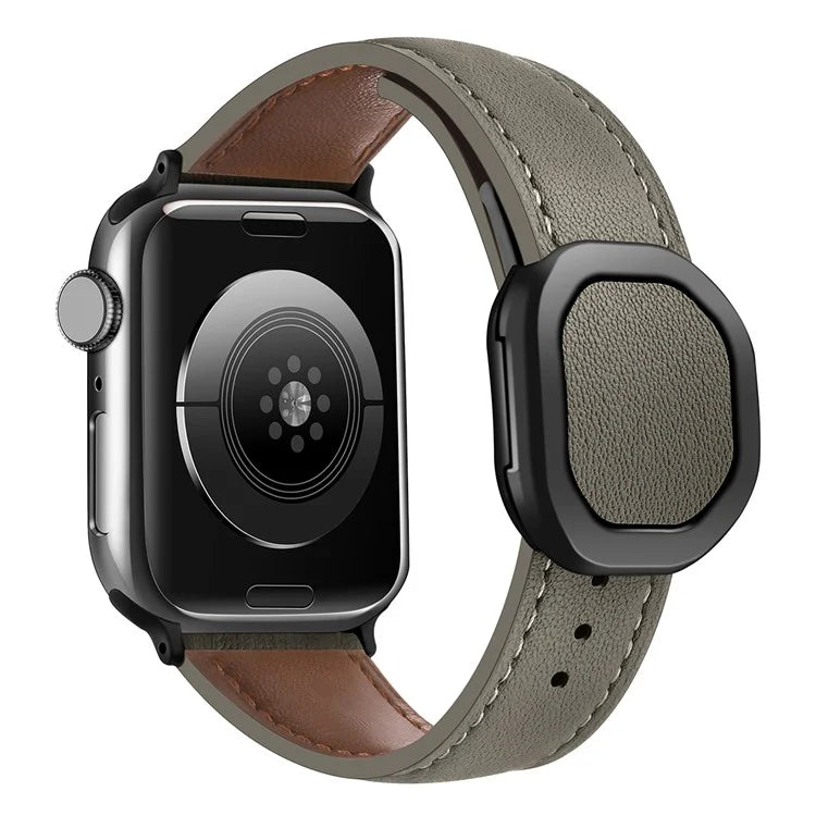 For Apple Watch Ultra 2 Ultra 49mm / Series 9 8 7 45mm / 6 5 4 SE (2023) SE (2022) SE 44mm / 3 2 1 42mm Genuine Cow Leather Wrist Band
