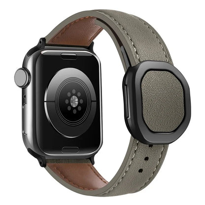 For Apple Watch Ultra 2 Ultra 49mm / Series 9 8 7 45mm / 6 5 4 SE (2023) SE (2022) SE 44mm / 3 2 1 42mm Genuine Cow Leather Wrist Band
