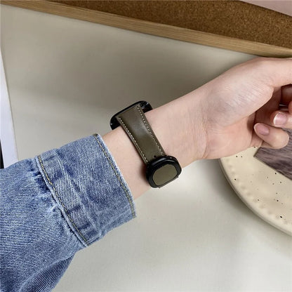 For Apple Watch Ultra 2 Ultra 49mm / Series 9 8 7 45mm / 6 5 4 SE (2023) SE (2022) SE 44mm / 3 2 1 42mm Genuine Cow Leather Wrist Band