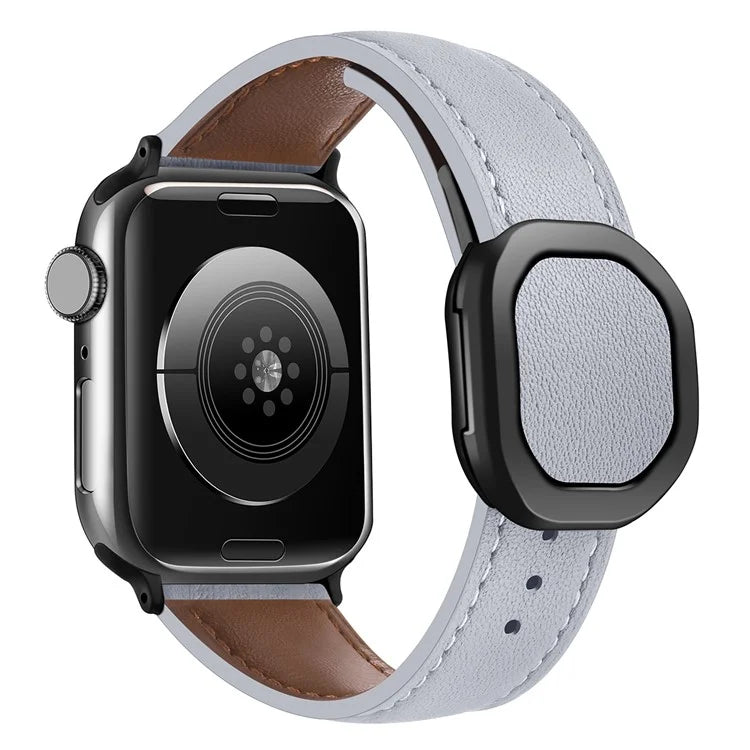 For Apple Watch Ultra 2 Ultra 49mm / Series 9 8 7 45mm / 6 5 4 SE (2023) SE (2022) SE 44mm / 3 2 1 42mm Genuine Cow Leather Wrist Band