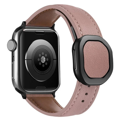 For Apple Watch Ultra 2 Ultra 49mm / Series 9 8 7 45mm / 6 5 4 SE (2023) SE (2022) SE 44mm / 3 2 1 42mm Genuine Cow Leather Wrist Band