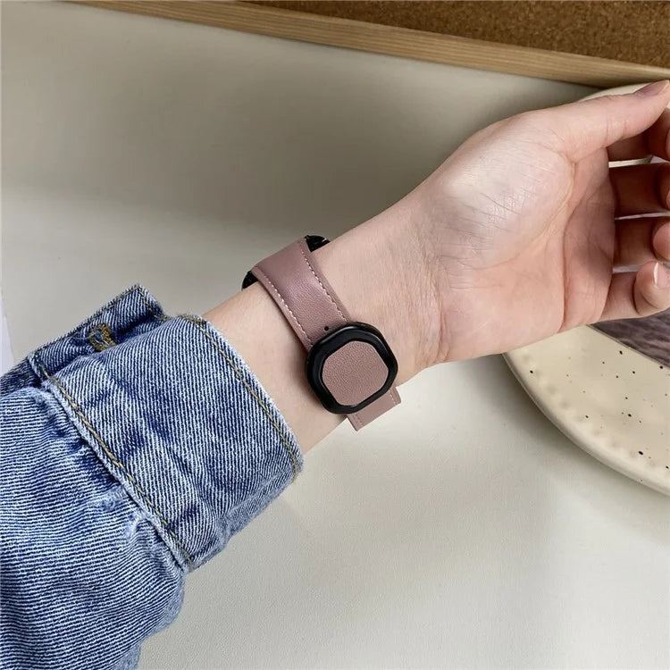 For Apple Watch Ultra 2 Ultra 49mm / Series 9 8 7 45mm / 6 5 4 SE (2023) SE (2022) SE 44mm / 3 2 1 42mm Genuine Cow Leather Wrist Band