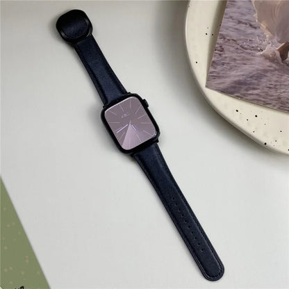For Apple Watch Ultra 2 Ultra 49mm / Series 9 8 7 45mm / 6 5 4 SE (2023) SE (2022) SE 44mm / 3 2 1 42mm Genuine Cow Leather Wrist Band