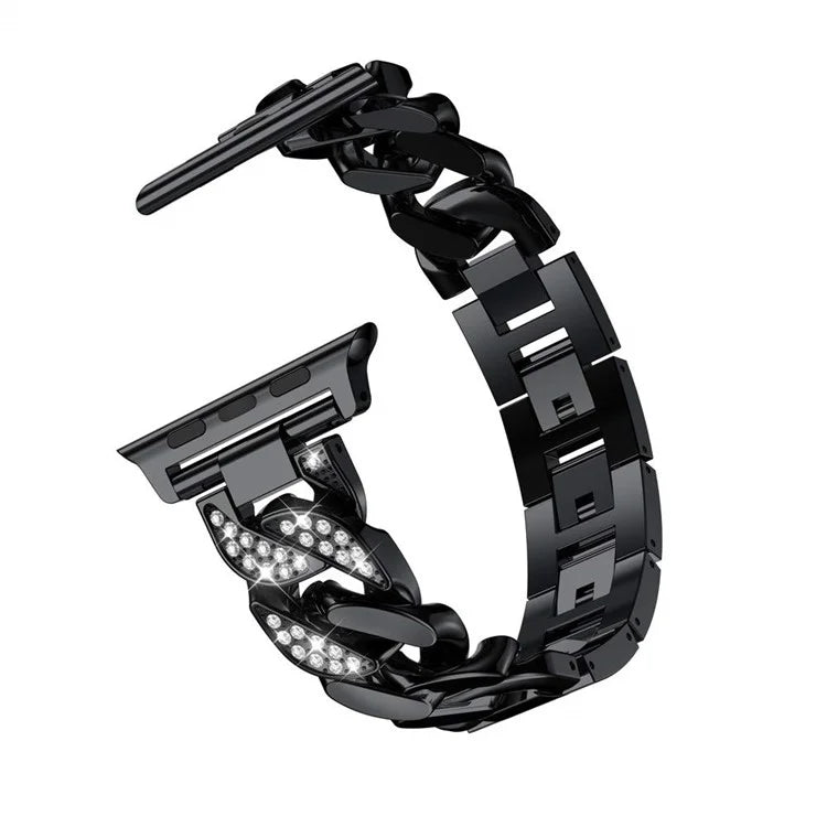 For Apple Watch Series 9 8 7 41mm  /  6 5 4 SE (2022) SE (2023) SE 40mm  /  3 2 1 38mm Watch Strap Zinc Alloy Band