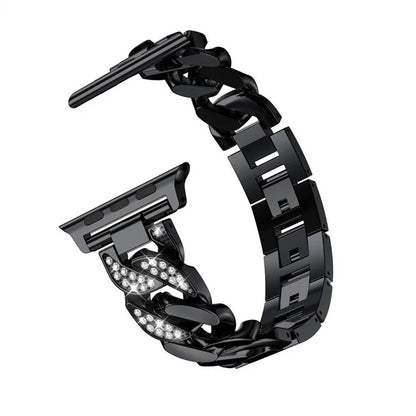 For Apple Watch Ultra 2 Ultra 49mm  /  Series 9 8 7 45mm  /  6 5 4 SE (2022) SE (2023) SE 44mm  /  3 2 1 42mm Metal Watch Strap