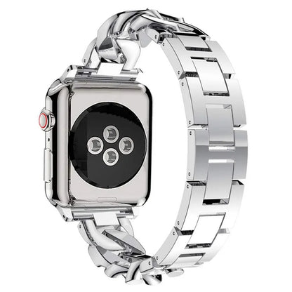For Apple Watch Ultra 2 Ultra 49mm  /  Series 9 8 7 45mm  /  6 5 4 SE (2022) SE (2023) SE 44mm  /  3 2 1 42mm Metal Watch Strap