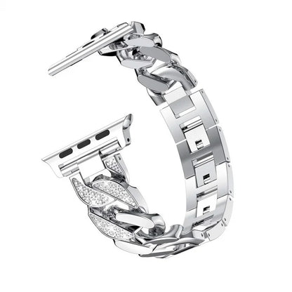 For Apple Watch Ultra 2 Ultra 49mm  /  Series 9 8 7 45mm  /  6 5 4 SE (2022) SE (2023) SE 44mm  /  3 2 1 42mm Metal Watch Strap