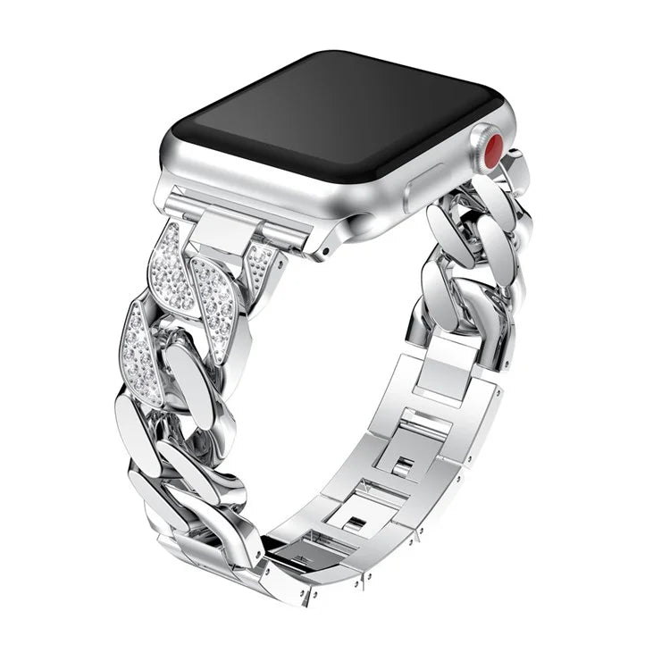 For Apple Watch Ultra 2 Ultra 49mm  /  Series 9 8 7 45mm  /  6 5 4 SE (2022) SE (2023) SE 44mm  /  3 2 1 42mm Metal Watch Strap