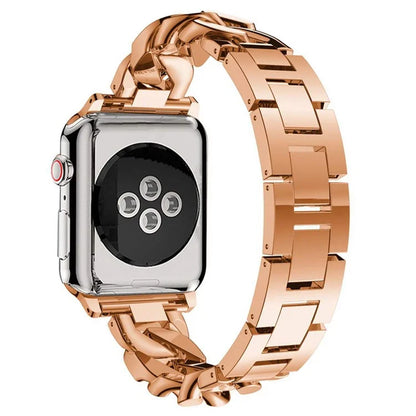 For Apple Watch Ultra 2 Ultra 49mm  /  Series 9 8 7 45mm  /  6 5 4 SE (2022) SE (2023) SE 44mm  /  3 2 1 42mm Metal Watch Strap
