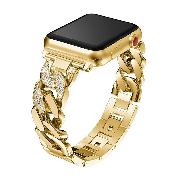 For Apple Watch Ultra 2 Ultra 49mm  /  Series 9 8 7 45mm  /  6 5 4 SE (2022) SE (2023) SE 44mm  /  3 2 1 42mm Metal Watch Strap