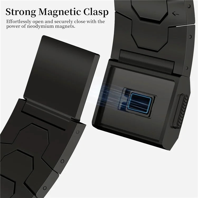 For Apple Watch Ultra 2 Ultra 49mm  /  Series 9 8 7 45mm  /  6 5 4 SE (2022) SE (2023) SE 44mm  /  3 2 1 42mm Magnetic Buckle Watch Strap