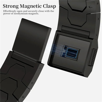 For Apple Watch Ultra 2 Ultra 49mm  /  Series 9 8 7 45mm  /  6 5 4 SE (2022) SE (2023) SE 44mm  /  3 2 1 42mm Magnetic Buckle Watch Strap