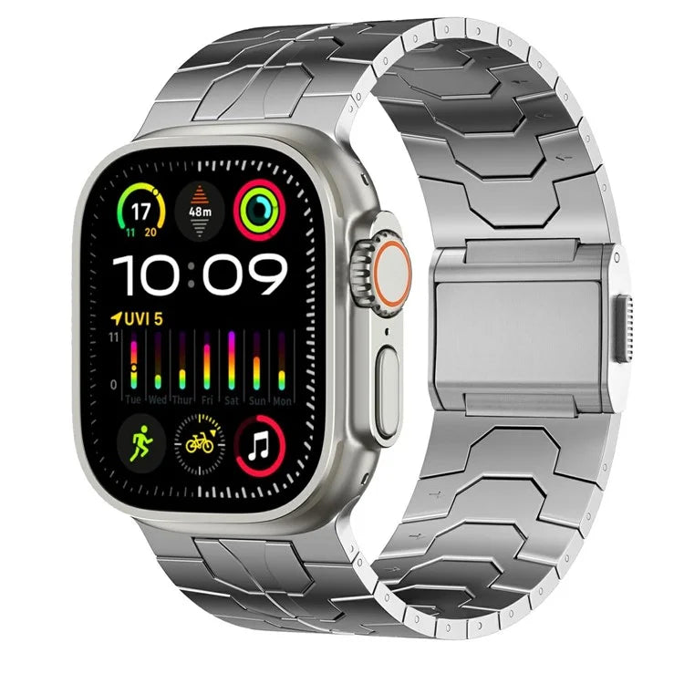 For Apple Watch Ultra 2 Ultra 49mm  /  Series 9 8 7 45mm  /  6 5 4 SE (2022) SE (2023) SE 44mm  /  3 2 1 42mm Magnetic Buckle Watch Strap