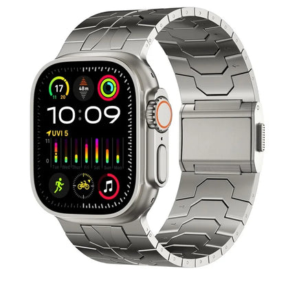 For Apple Watch Ultra 2 Ultra 49mm  /  Series 9 8 7 45mm  /  6 5 4 SE (2022) SE (2023) SE 44mm  /  3 2 1 42mm Magnetic Buckle Watch Strap