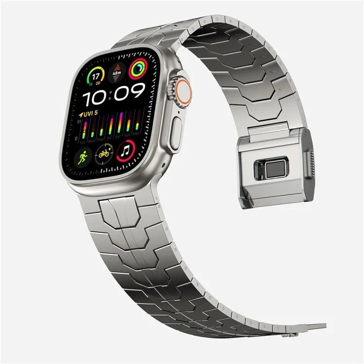 For Apple Watch Ultra 2 Ultra 49mm  /  Series 9 8 7 45mm  /  6 5 4 SE (2022) SE (2023) SE 44mm  /  3 2 1 42mm Magnetic Buckle Watch Strap