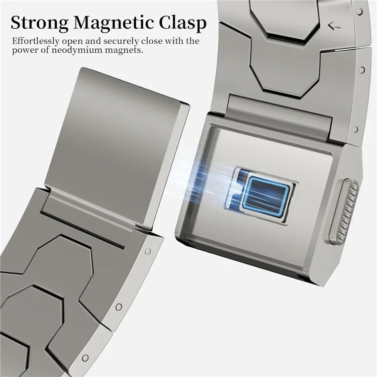 For Apple Watch Ultra 2 Ultra 49mm  /  Series 9 8 7 45mm  /  6 5 4 SE (2022) SE (2023) SE 44mm  /  3 2 1 42mm Magnetic Buckle Watch Strap