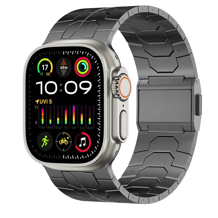 For Apple Watch Ultra 2 Ultra 49mm  /  Series 9 8 7 45mm  /  6 5 4 SE (2022) SE (2023) SE 44mm  /  3 2 1 42mm Magnetic Buckle Watch Strap