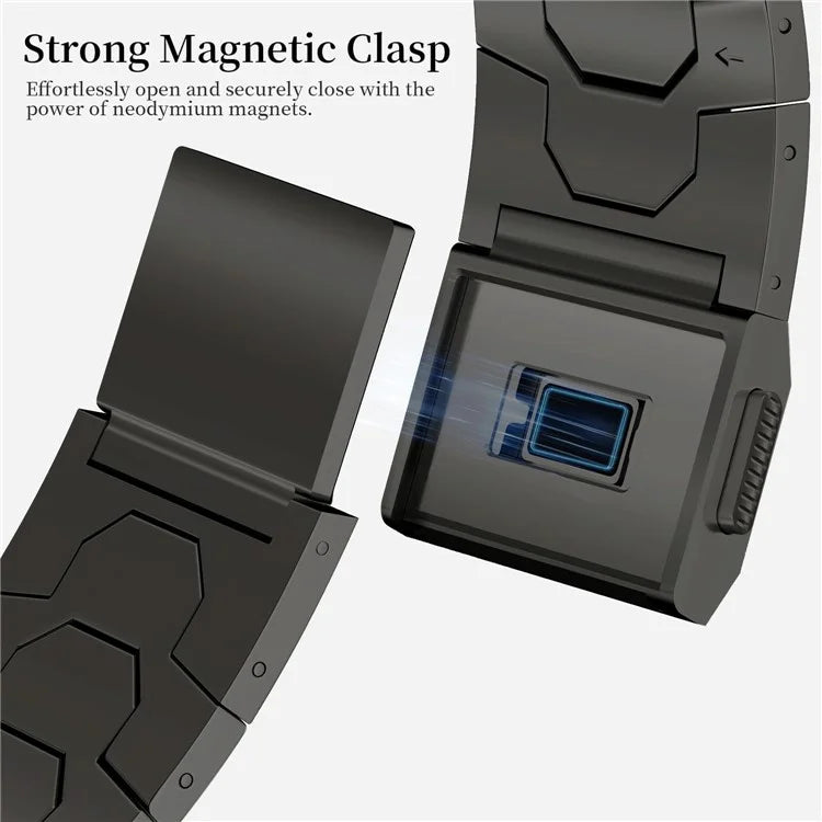 For Apple Watch Ultra 2 Ultra 49mm  /  Series 9 8 7 45mm  /  6 5 4 SE (2022) SE (2023) SE 44mm  /  3 2 1 42mm Magnetic Buckle Watch Strap