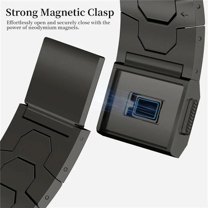 For Apple Watch Ultra 2 Ultra 49mm  /  Series 9 8 7 45mm  /  6 5 4 SE (2022) SE (2023) SE 44mm  /  3 2 1 42mm Magnetic Buckle Watch Strap
