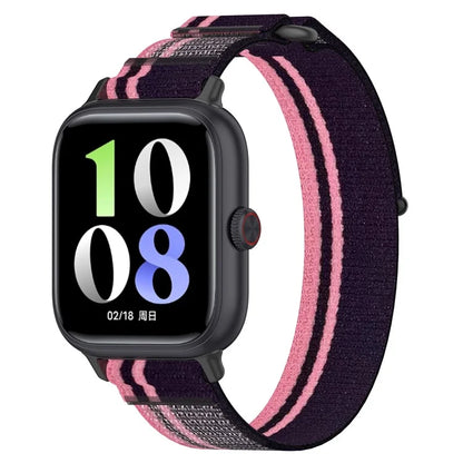 For vivo Watch GT Braided Wristband Nylon Sport Loop Watch Band