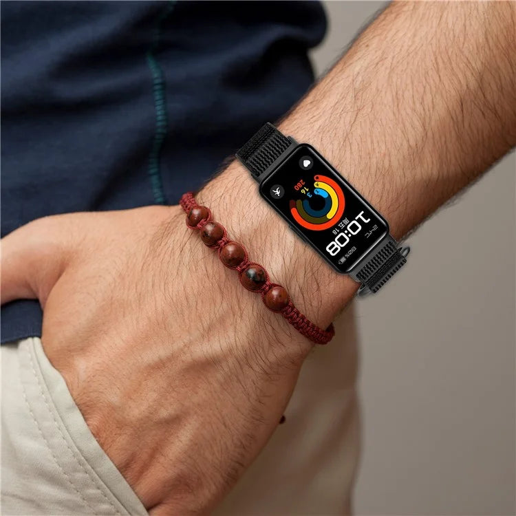 For Huawei Band 9 / Band 9 NFC / Band 8 / Band 8 NFC Strap Nylon Sport Loop Watch Bands