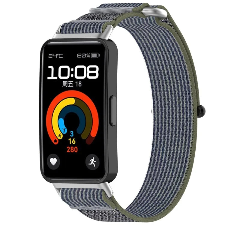 For Huawei Band 9 / Band 9 NFC / Band 8 / Band 8 NFC Strap Nylon Sport Loop Watch Bands