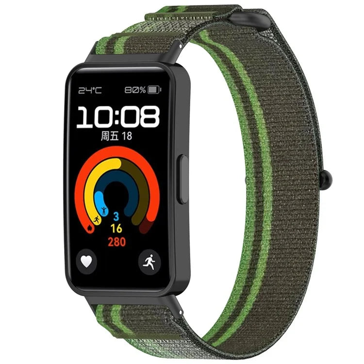 For Huawei Band 9 / Band 9 NFC / Band 8 / Band 8 NFC Strap Nylon Sport Loop Watch Bands