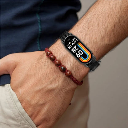 For Xiaomi Smart Band 8 / Smart Band 8 NFC Watch Strap Breathable Nylon Sport Strap