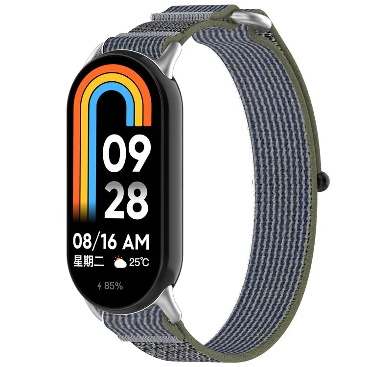 For Xiaomi Smart Band 8 / Smart Band 8 NFC Watch Strap Breathable Nylon Sport Strap