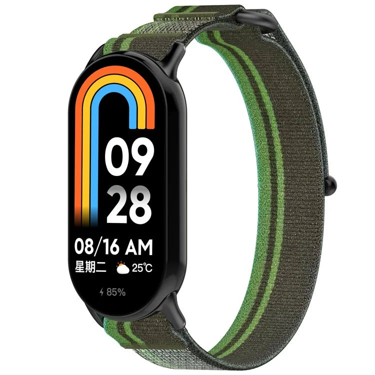For Xiaomi Smart Band 8 / Smart Band 8 NFC Watch Strap Breathable Nylon Sport Strap