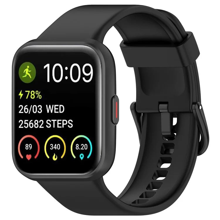 For SKG V7 / V7 Pro Watch Band Soft Silicone Wrist Strap Adjustable Buckle