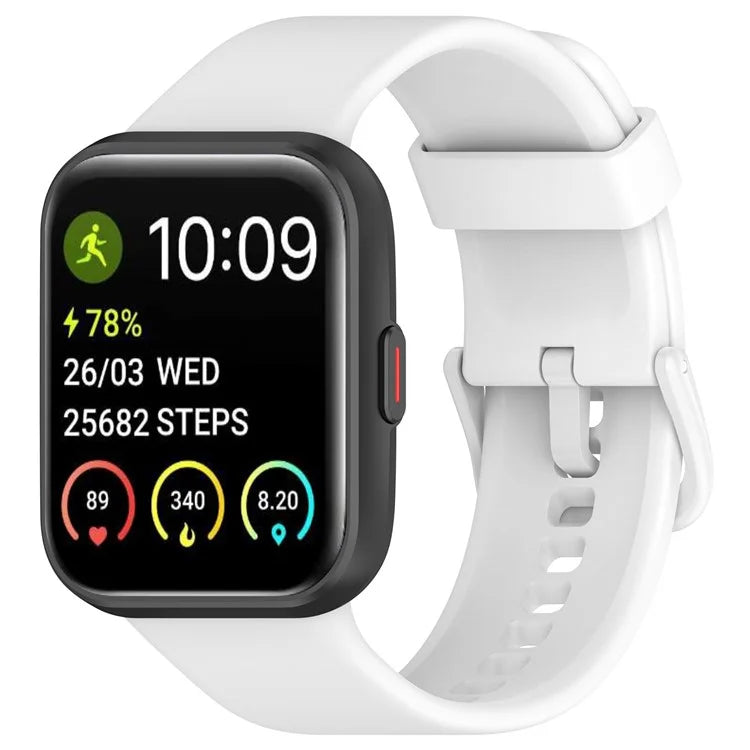 For SKG V7 / V7 Pro Watch Band Soft Silicone Wrist Strap Adjustable Buckle