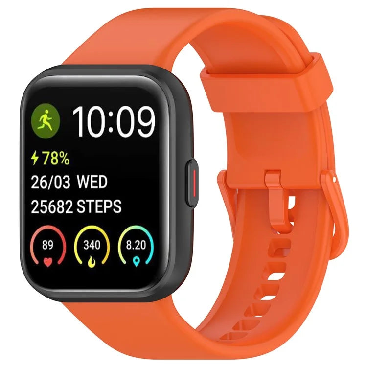For SKG V7 / V7 Pro Watch Band Soft Silicone Wrist Strap Adjustable Buckle