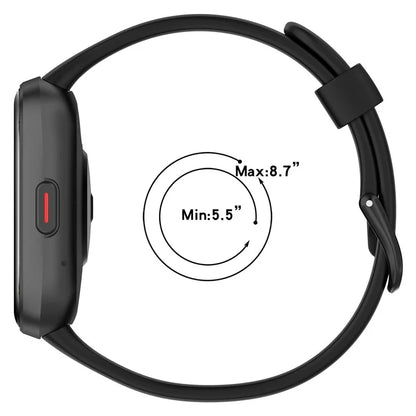 For SKG V7 / V7 Pro Watch Band Soft Silicone Wrist Strap Adjustable Buckle