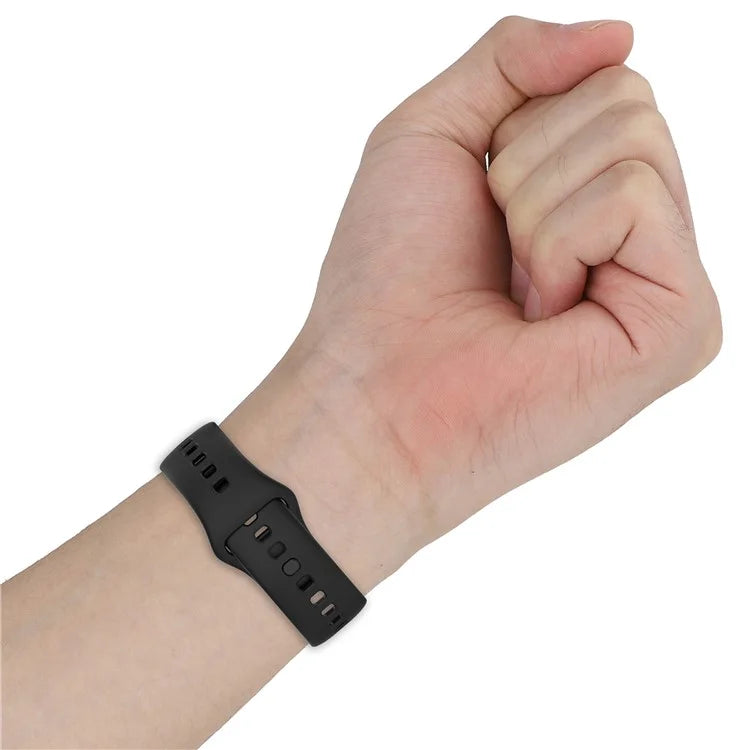 For vivo Watch GT Watch Band Soft Silicone Wrist Strap Adjustable Buckle