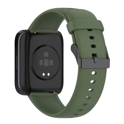 For SKG V9 / V9 Pro / Huami Amazfit Bip 5 / Bip 5 Unity Watch Strap Liquid Silicone Band Replacement