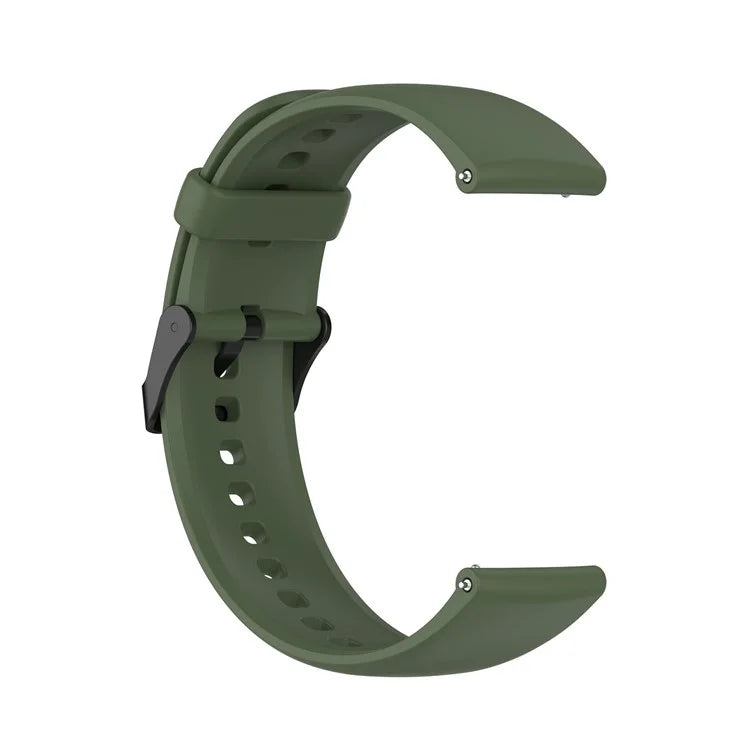For SKG V9 / V9 Pro / Huami Amazfit Bip 5 / Bip 5 Unity Watch Strap Liquid Silicone Band Replacement