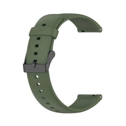 For SKG V9 / V9 Pro / Huami Amazfit Bip 5 / Bip 5 Unity Watch Strap Liquid Silicone Band Replacement