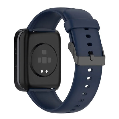 For SKG V9 / V9 Pro / Huami Amazfit Bip 5 / Bip 5 Unity Watch Strap Liquid Silicone Band Replacement