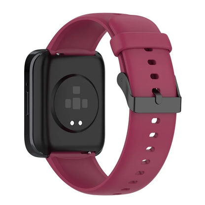 For SKG V9 / V9 Pro / Huami Amazfit Bip 5 / Bip 5 Unity Watch Strap Liquid Silicone Band Replacement
