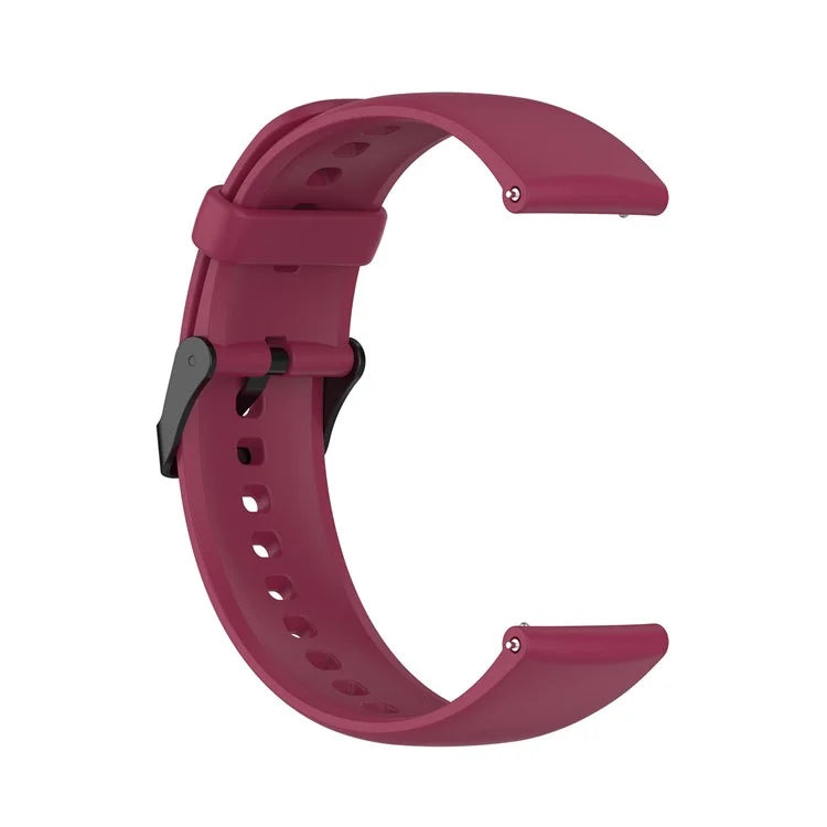 For SKG V9 / V9 Pro / Huami Amazfit Bip 5 / Bip 5 Unity Watch Strap Liquid Silicone Band Replacement