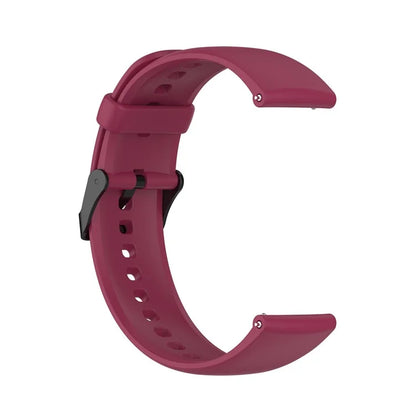 For SKG V9 / V9 Pro / Huami Amazfit Bip 5 / Bip 5 Unity Watch Strap Liquid Silicone Band Replacement