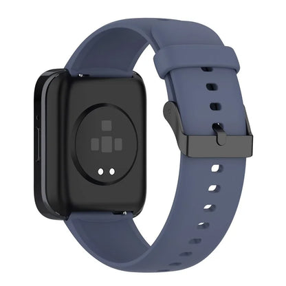 For SKG V9 / V9 Pro / Huami Amazfit Bip 5 / Bip 5 Unity Watch Strap Liquid Silicone Band Replacement