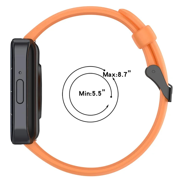 For SKG V9 / V9 Pro / Huami Amazfit Bip 5 / Bip 5 Unity Watch Strap Liquid Silicone Band Replacement