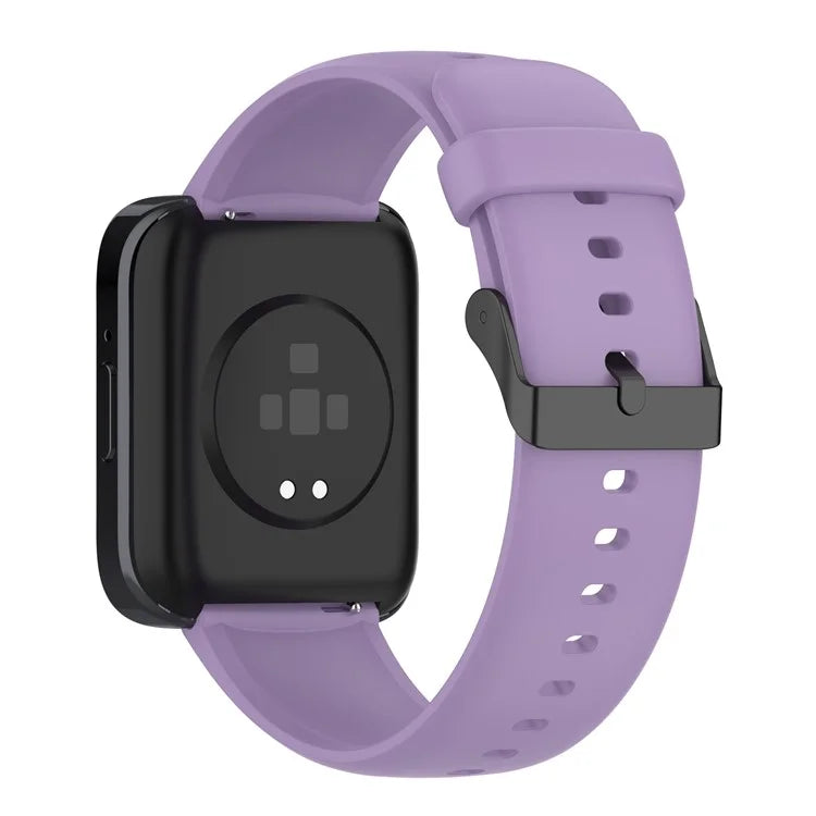 For SKG V9 / V9 Pro / Huami Amazfit Bip 5 / Bip 5 Unity Watch Strap Liquid Silicone Band Replacement