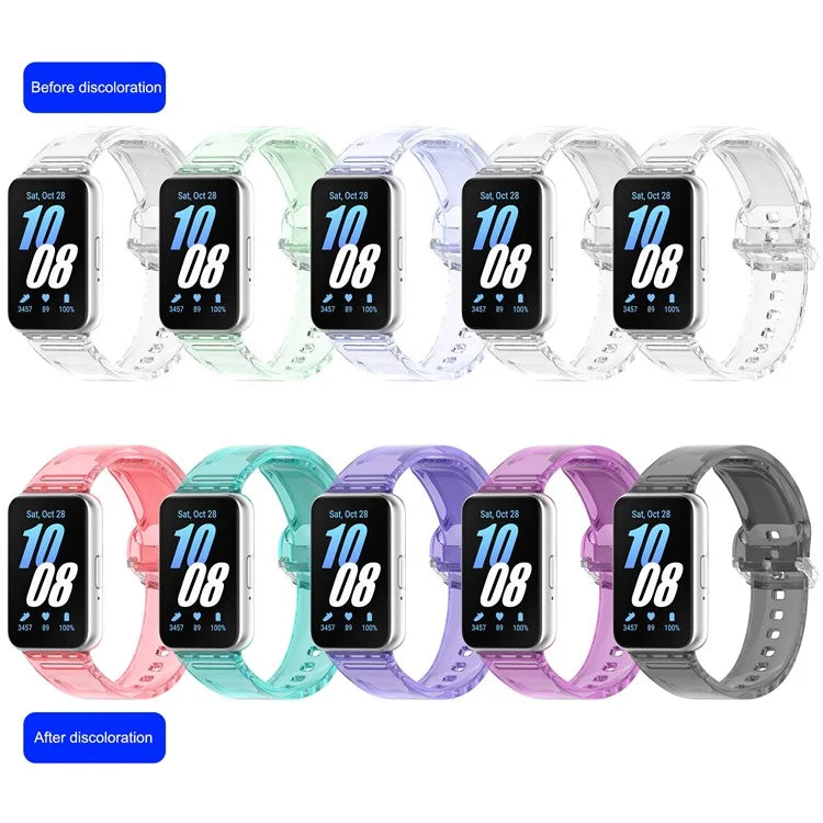 For Samsung Galaxy Fit3 R390 TPU Watch Band Change Color Wrist Strap