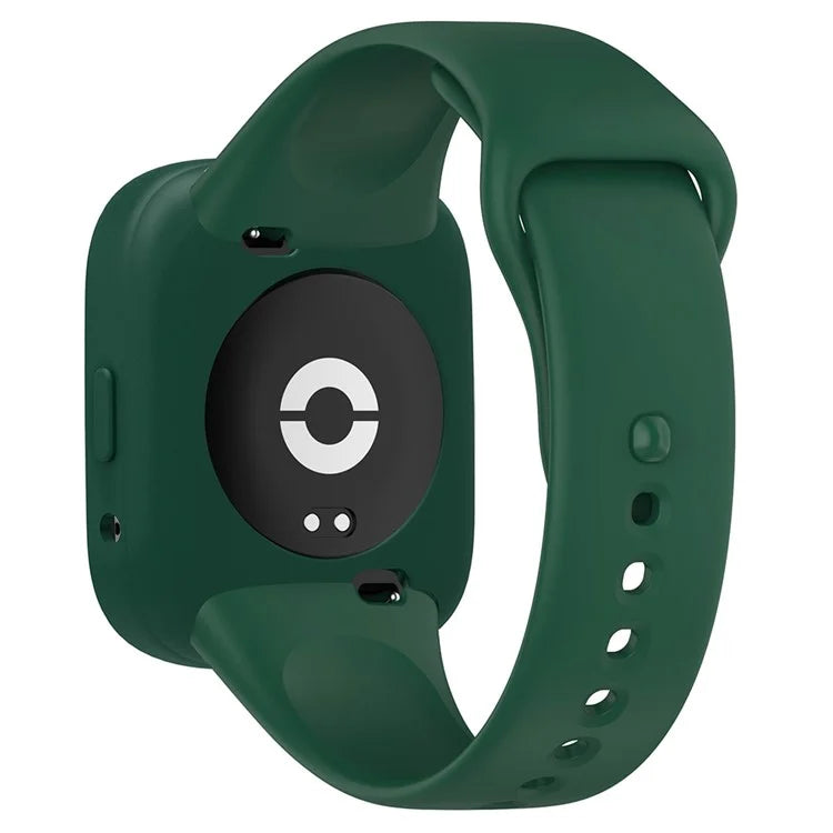 For Xiaomi Redmi Watch 3 Active Silicone Strap Replacement Wrist Band with Watch Case