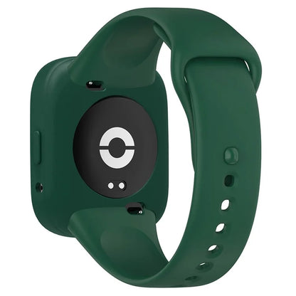 For Xiaomi Redmi Watch 3 Active Silicone Strap Replacement Wrist Band with Watch Case