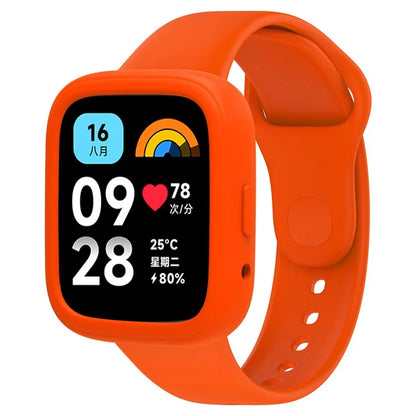 For Xiaomi Redmi Watch 3 Active Silicone Strap Replacement Wrist Band with Watch Case