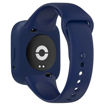 For Xiaomi Redmi Watch 3 Active Silicone Strap Replacement Wrist Band with Watch Case